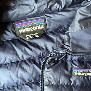 Patagonia M's Down Sweater Hoody SMALL Color NENA (Navy)